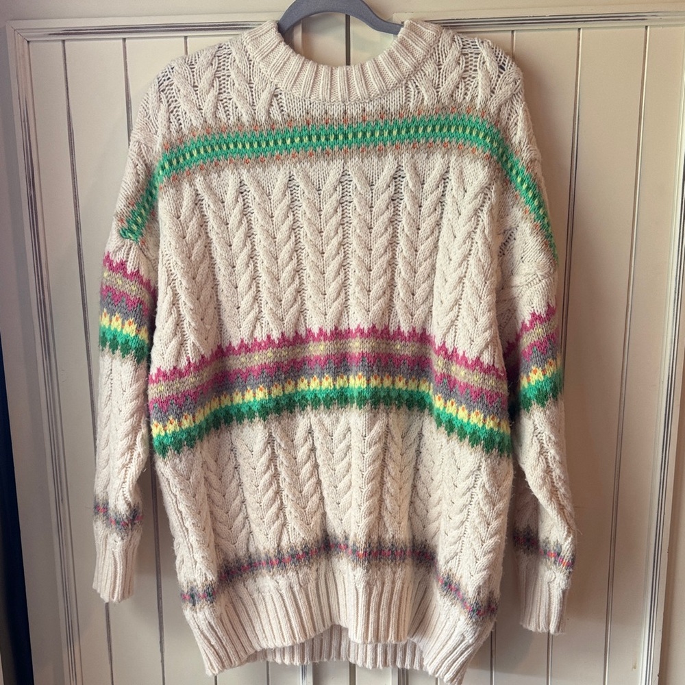 Cozy Multicolor Knit Sweater